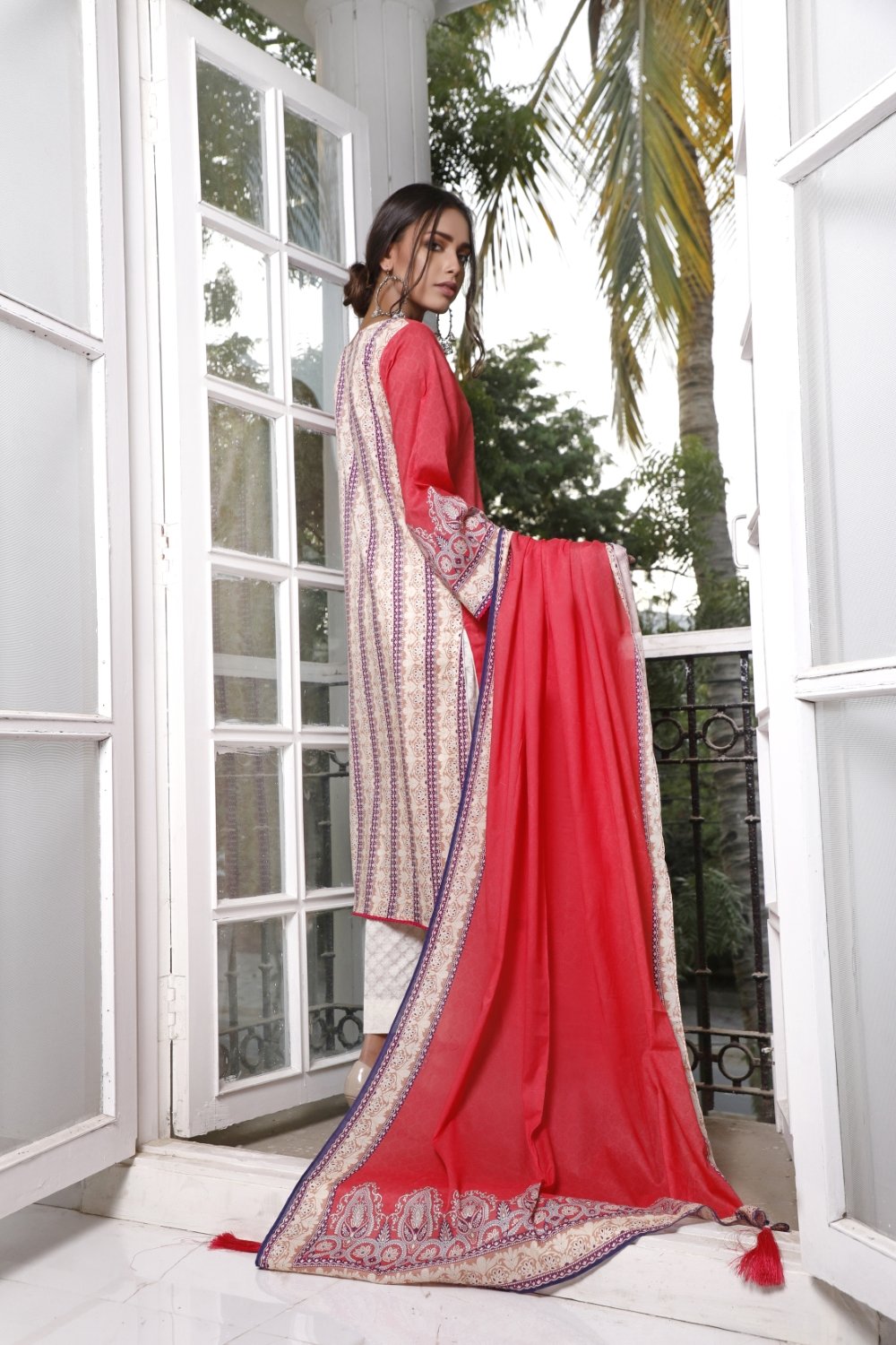 Ittehad Crystal Lawn'21 D # 21114 Pink