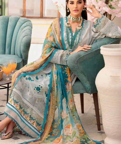 Noor By Saadia Asad Eid Chikankari Lawn'22 D#2-B