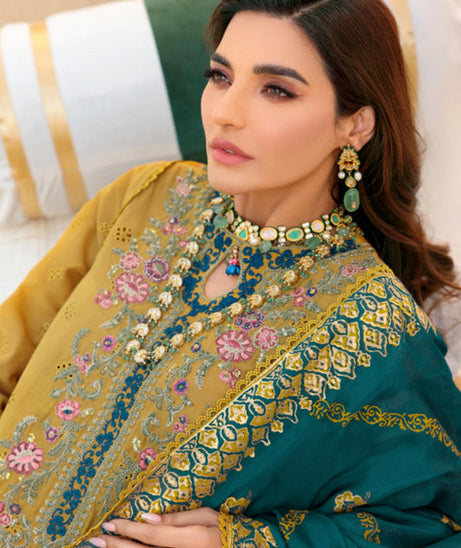 Noor By Saadia Asad Eid Chikankari Lawn'22 D#7-A