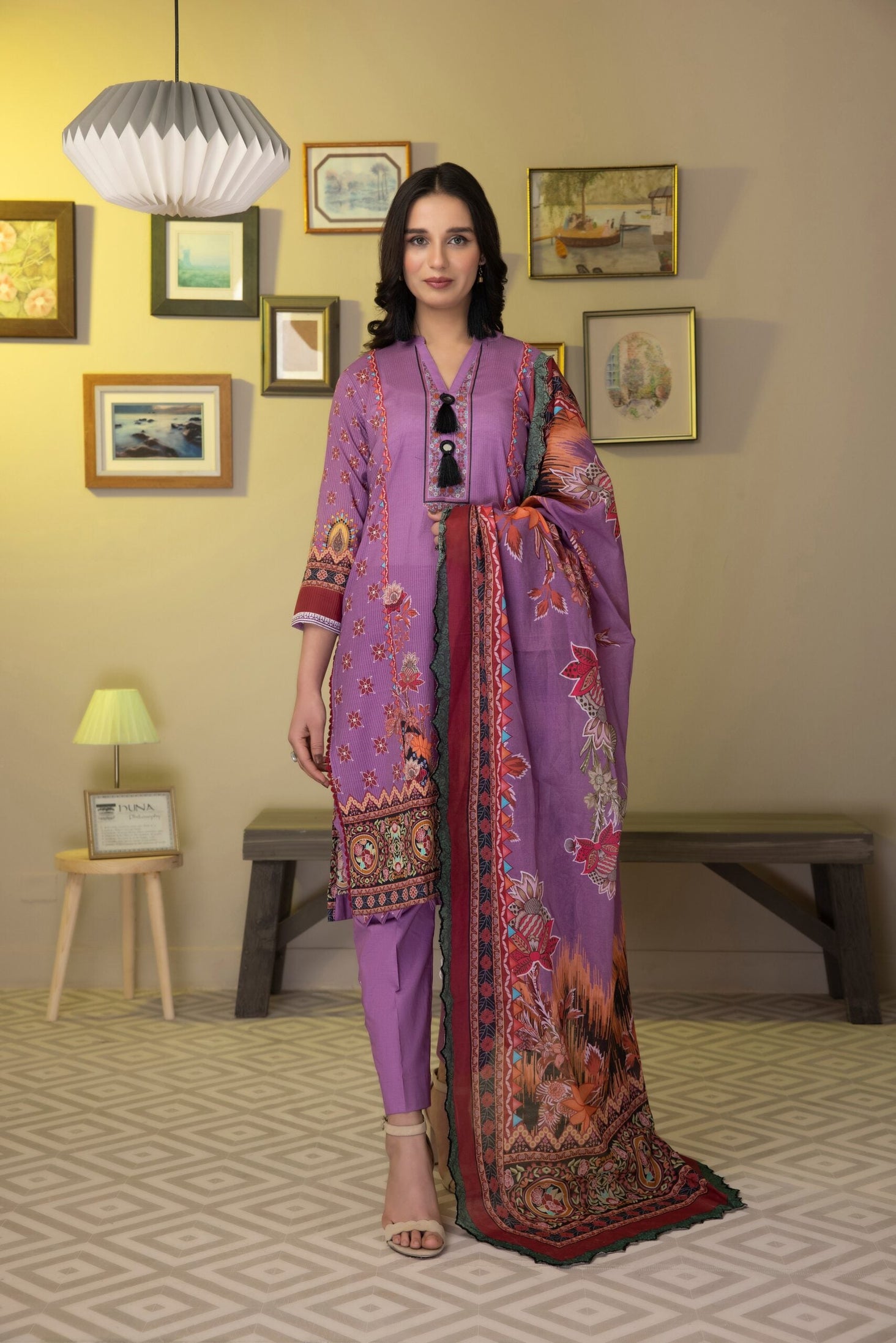 Salina Stripe Doby Lawn`23 D#02