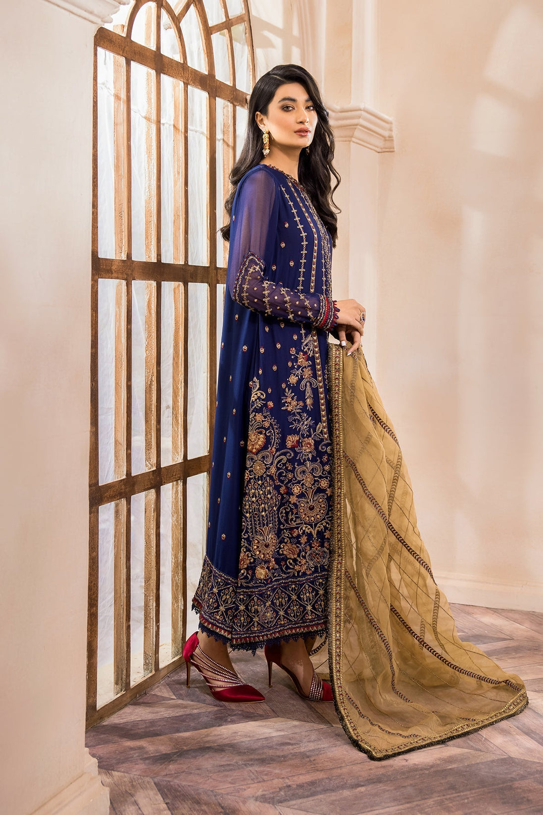 Farasha Emb Chiffon`22 D#09 (Vol-1)