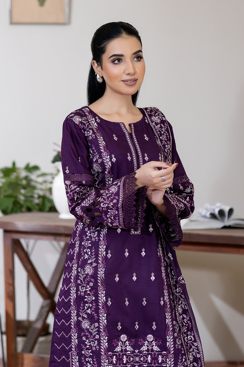 Johra Sameeha Emb Silk`25 JW#293