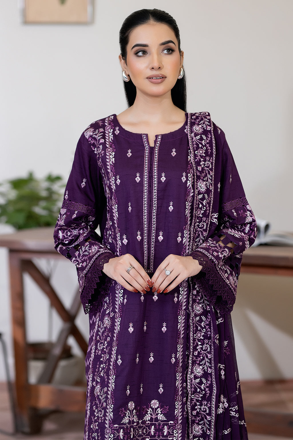 Johra Sameeha Emb Silk`25 JW#293