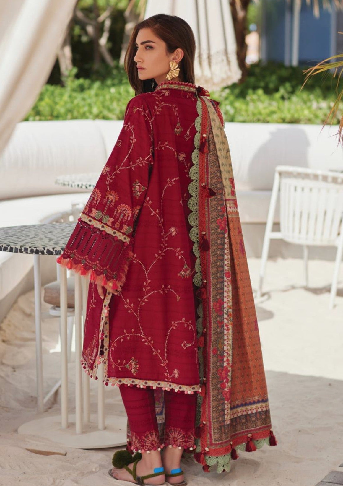 Farah Talib Aziz WES Luxury'25 FTL25#10 - Rosemary Red