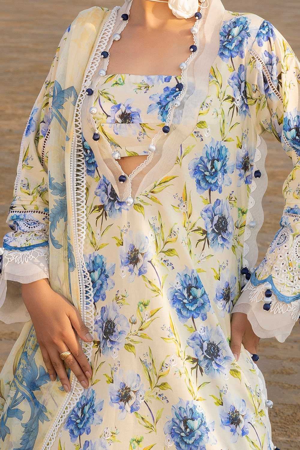 Gul Ahmed Summer Lawn'25 BM#42036