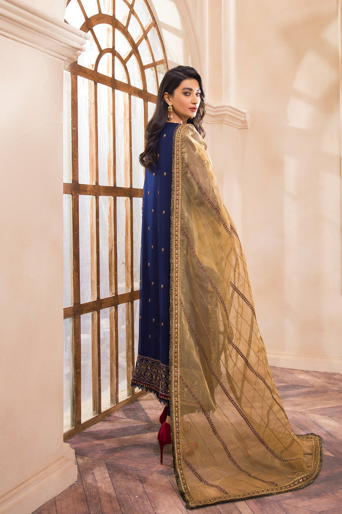 Farasha Emb Chiffon`22 D#09 (Vol-1)