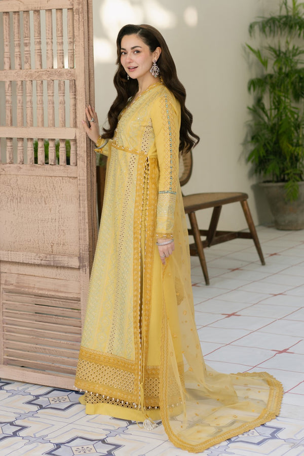 Maryum & Maria Luxury Lawn'25 MS#50111