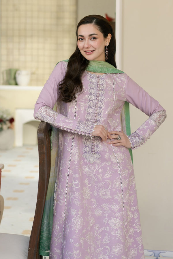 Maryum & Maria Luxury Lawn'25 MS#50115