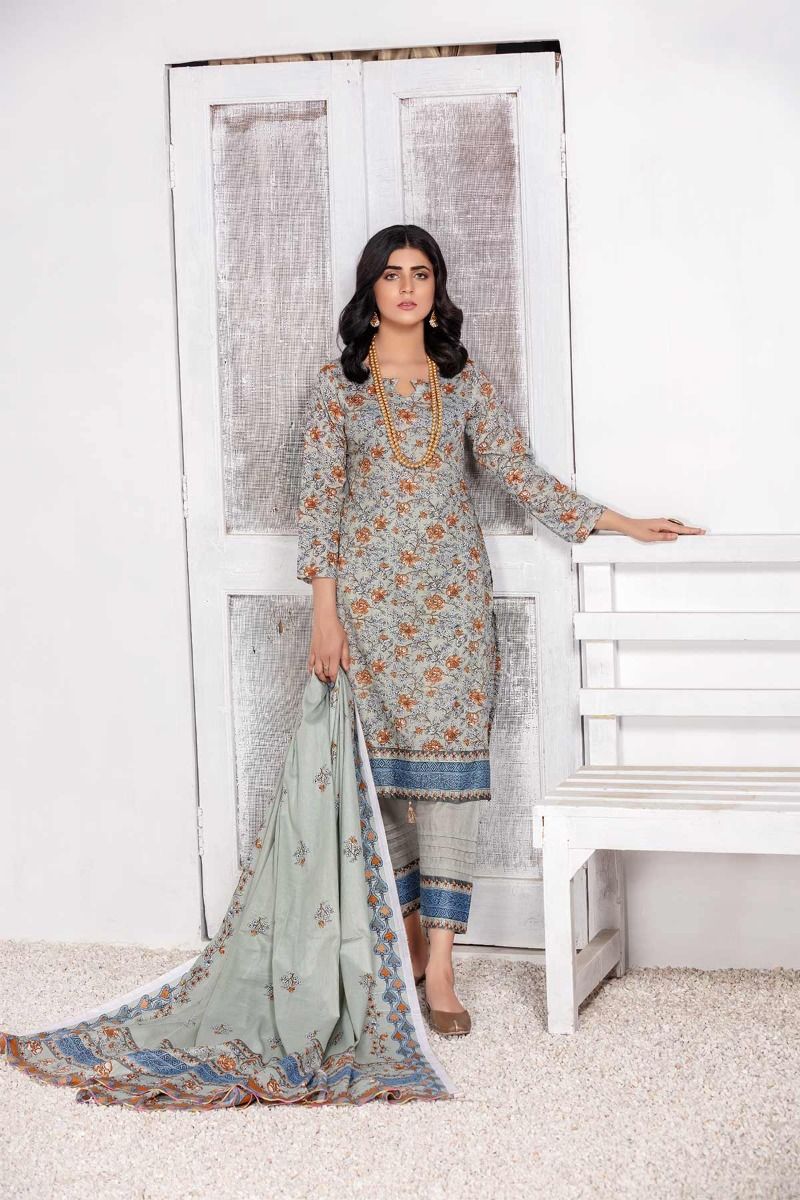 Sitara Sapna Lawn'21 D#5252 Green