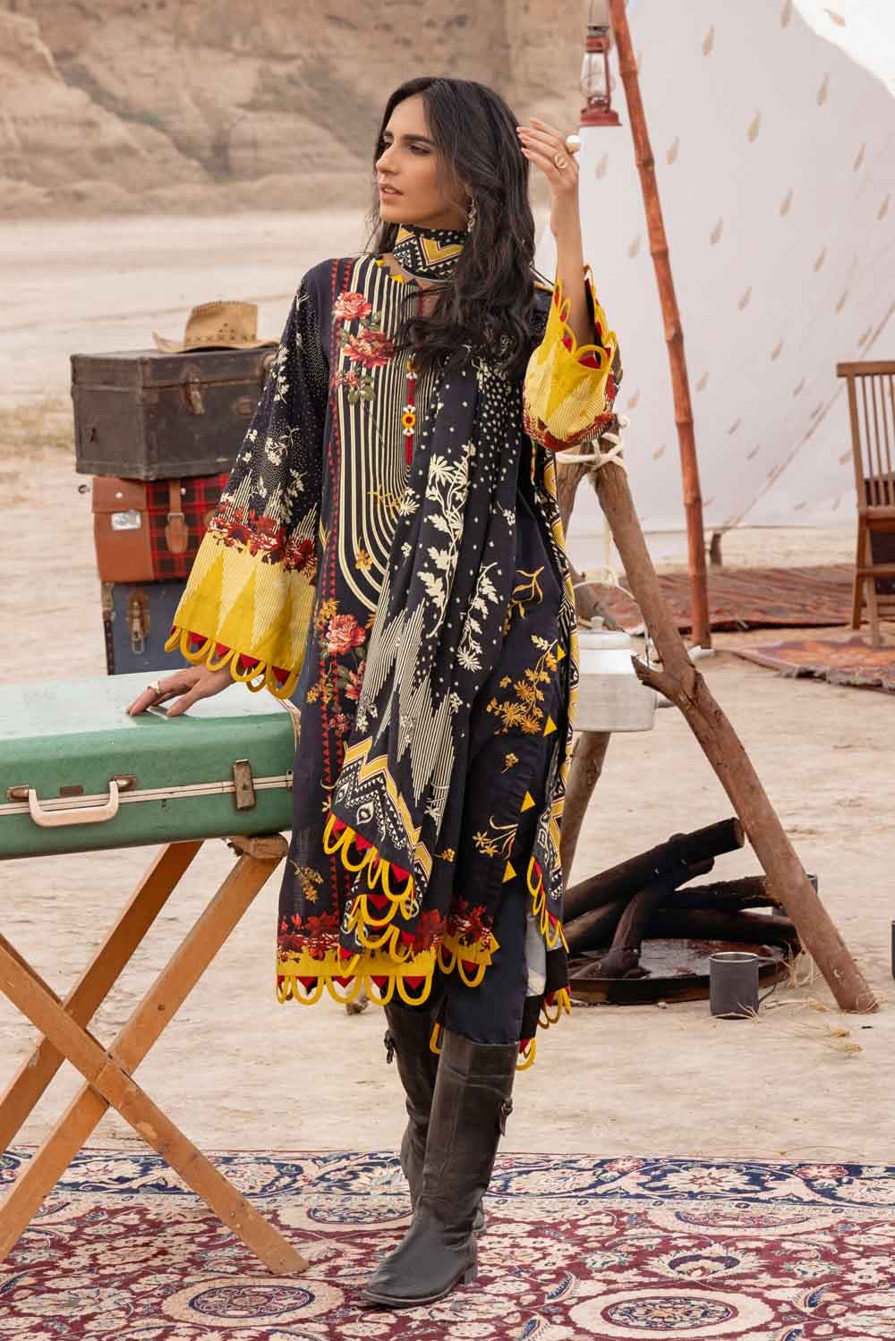 Gul Ahmed Winter Collection`21 CV # 12004