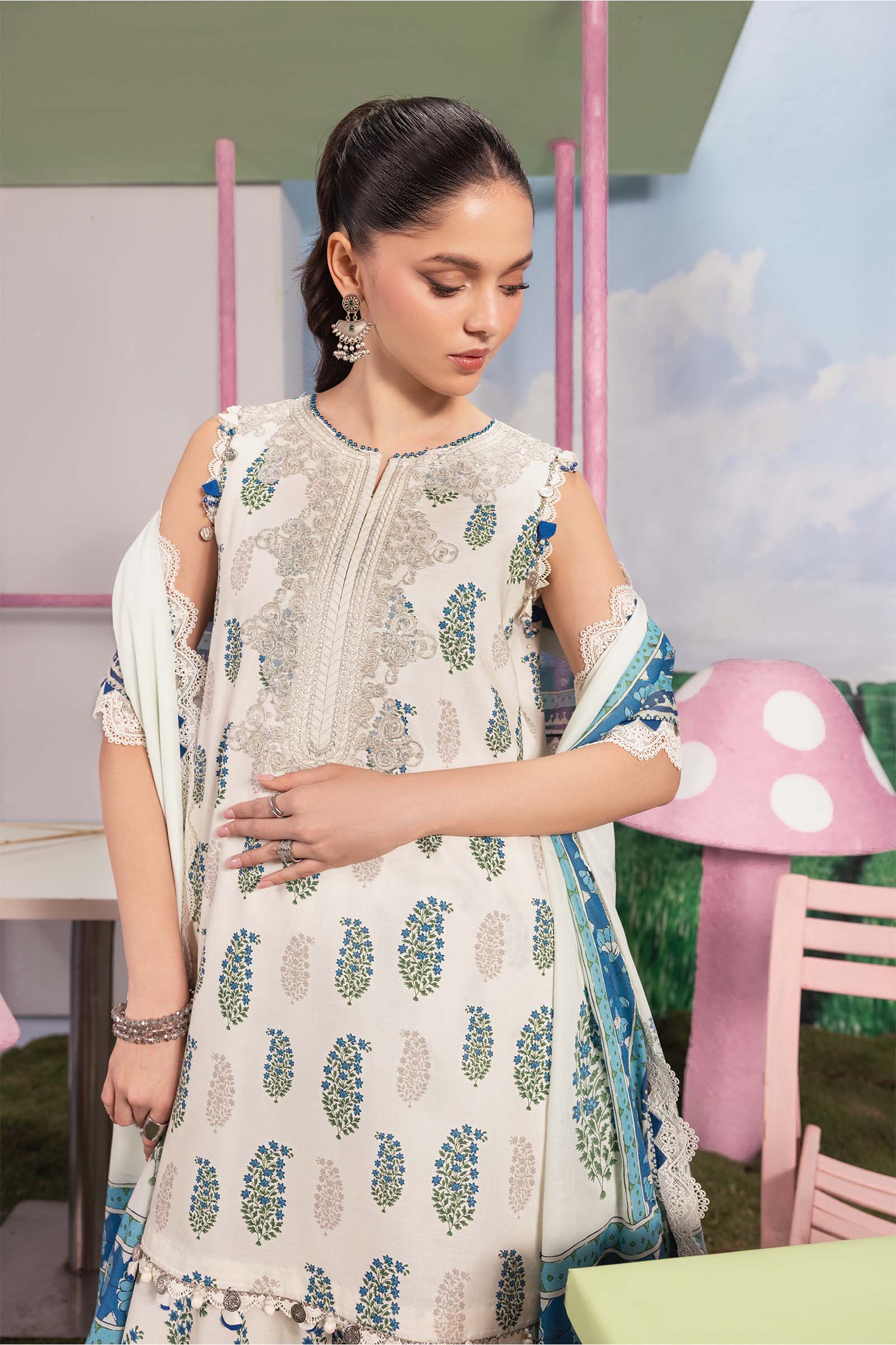 Maria.B M Basics S/S Lawn`26 D#05-A