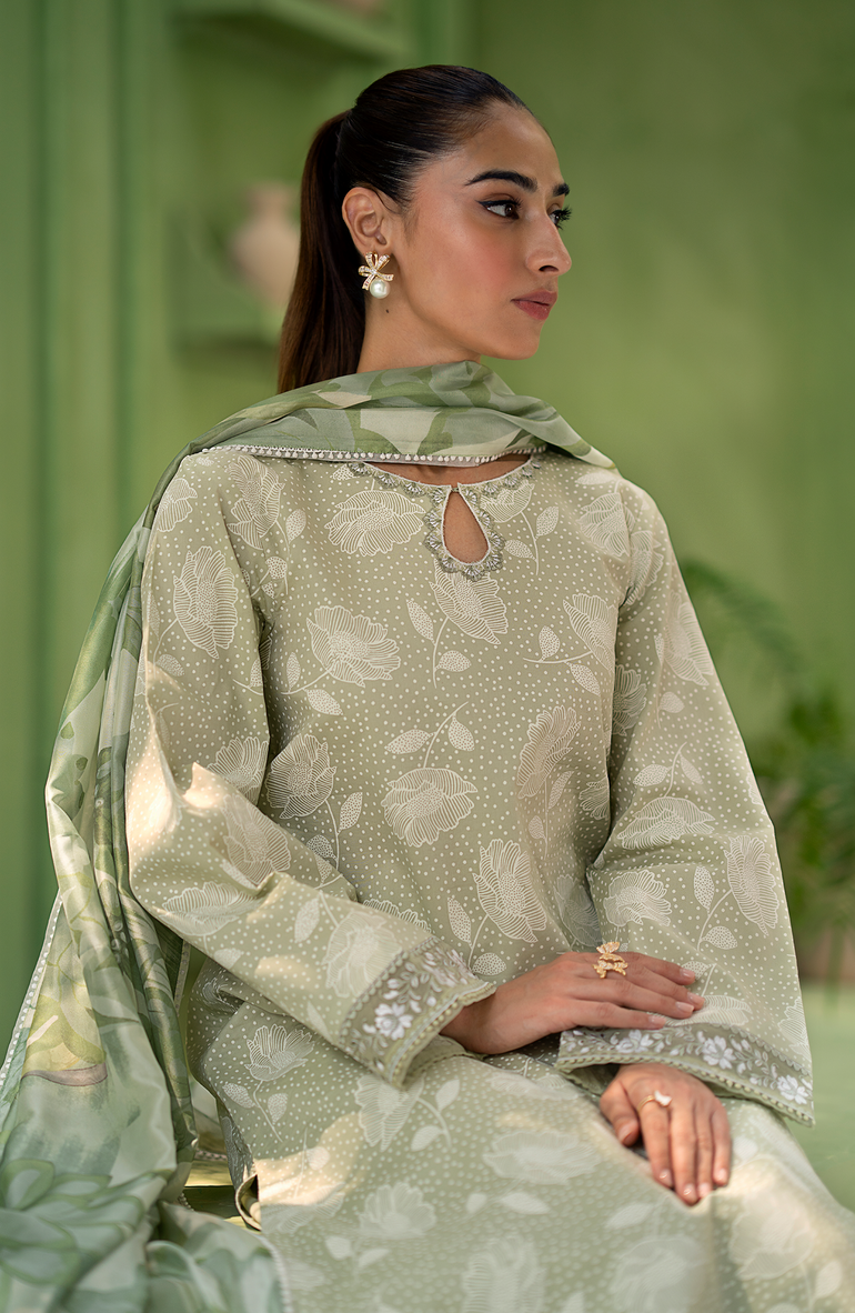 Seran Artisan Lawn`25 D#02 PISTACHE