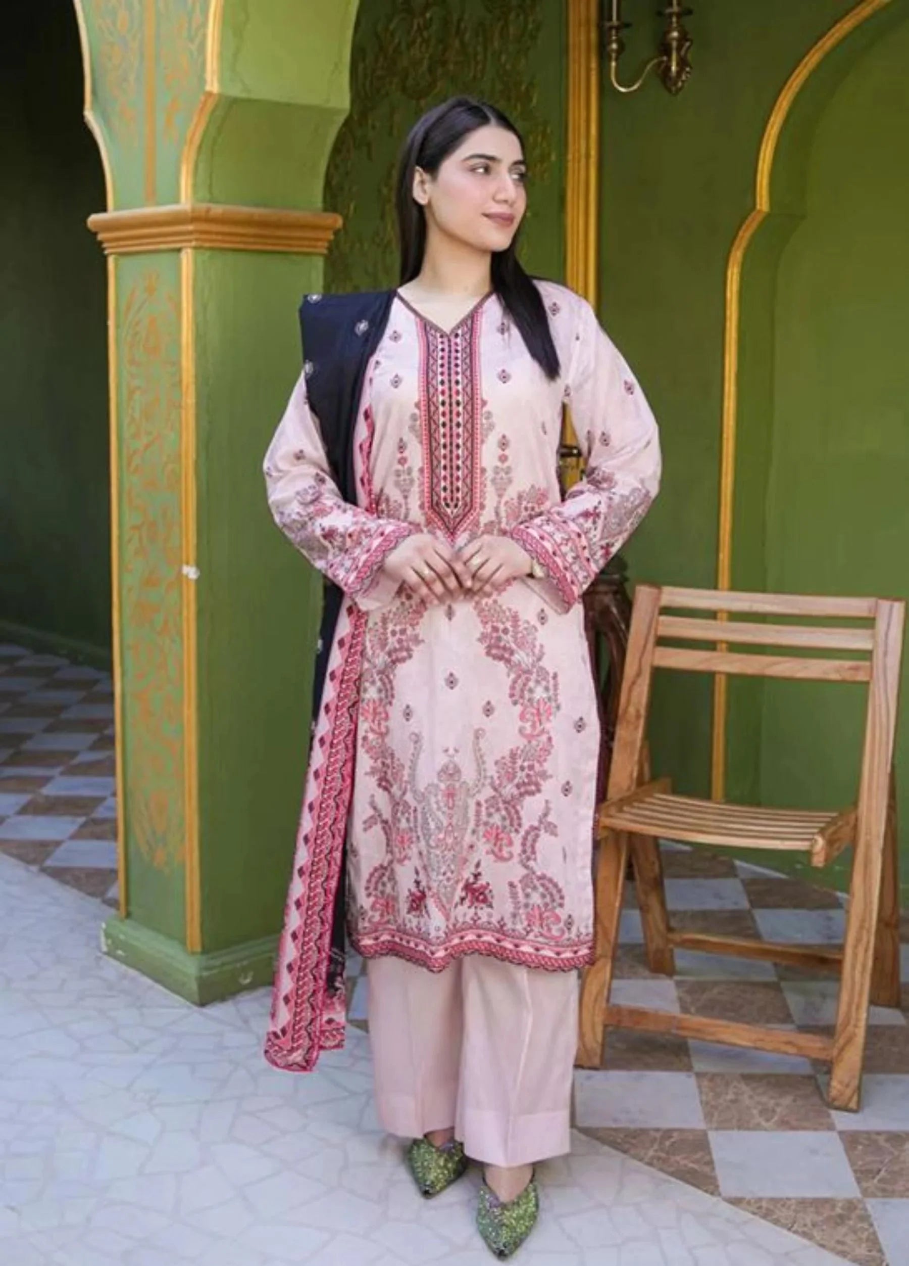 Mavi Coral Luxury Lawn'26 (T Prink)