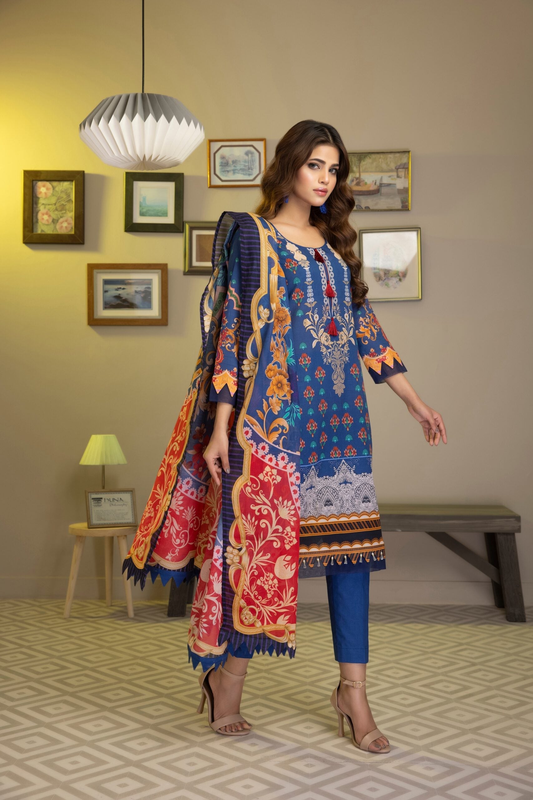 Salina Stripe Doby Lawn`23 D#06