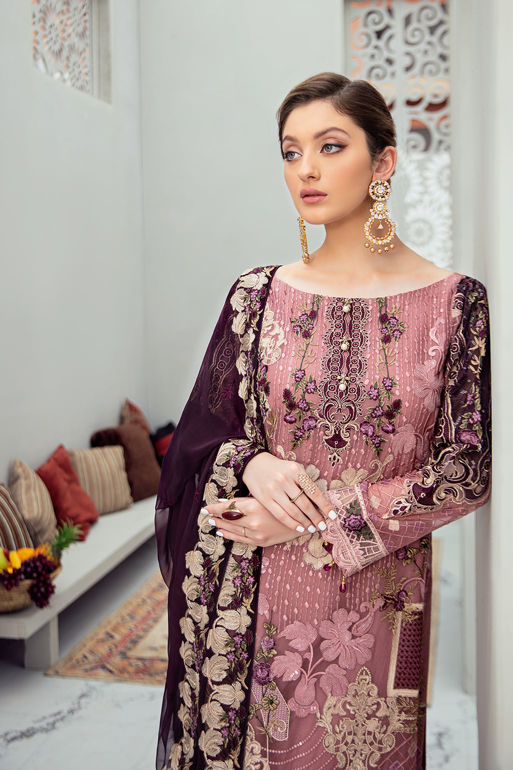Ramsha Rangoon Collection`22 D#607 (Vol-6)