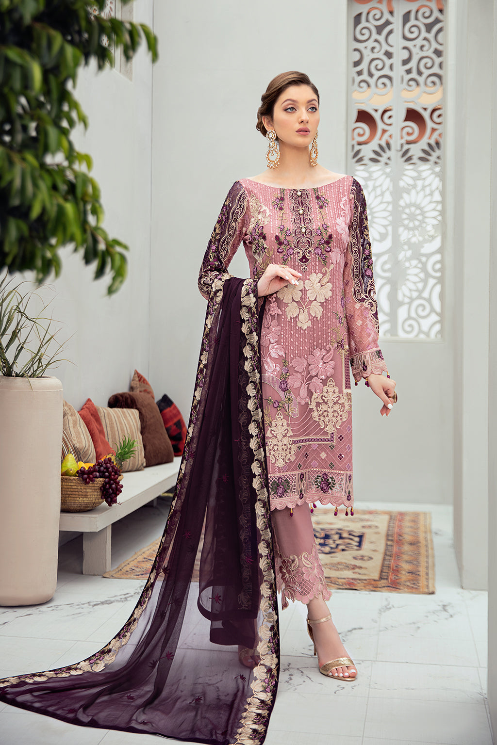 Ramsha Rangoon Collection`22 D#607 (Vol-6)