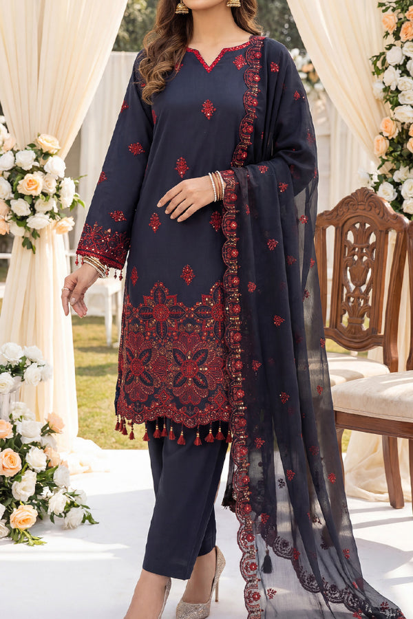 Sana & Sara Luxury Lawn'26 D#883