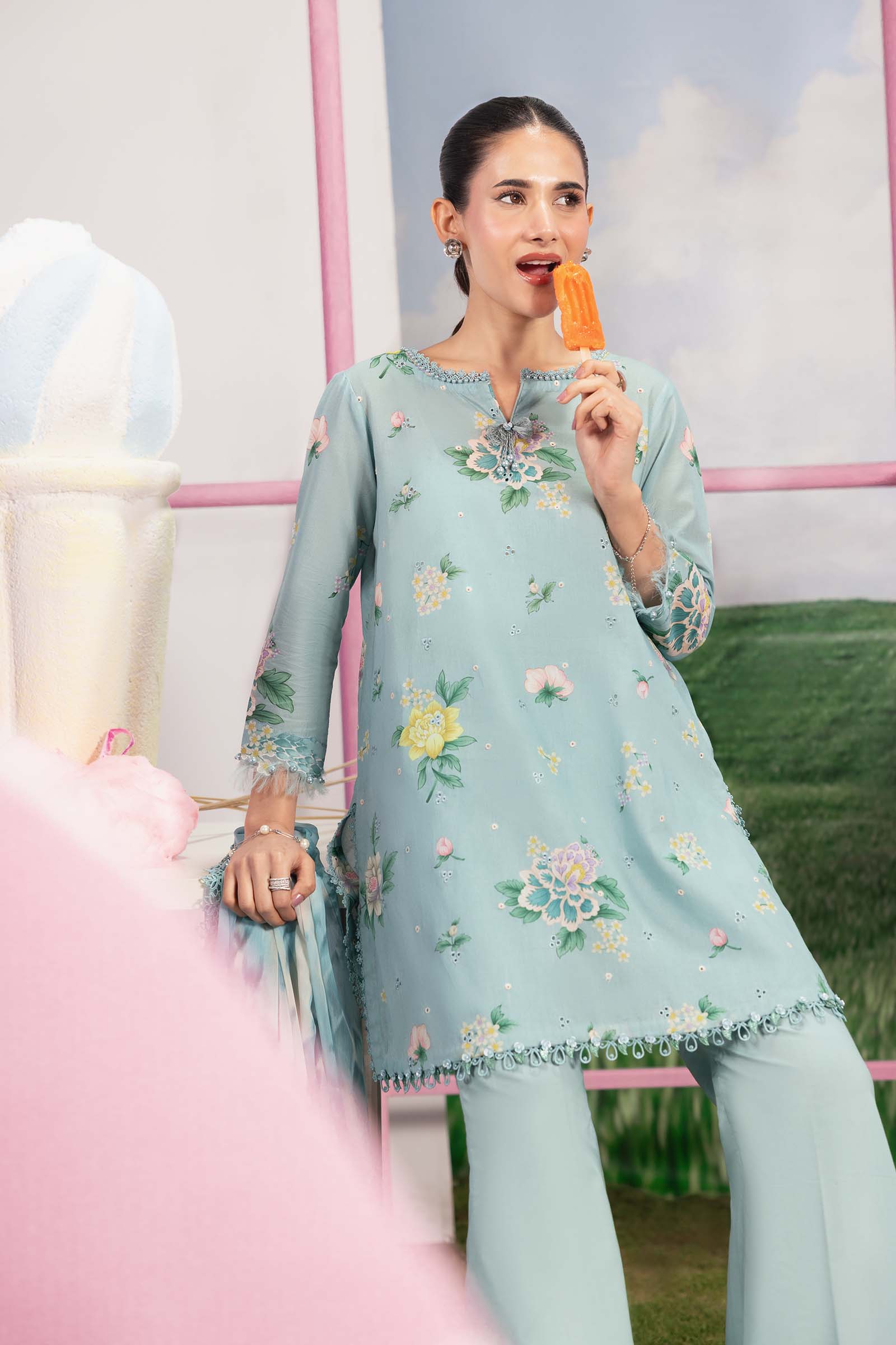 Maria.B M Basics S/S Lawn`26 D#08-B