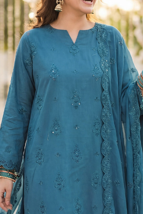 Sana & Sara Luxury Lawn'26 D#885