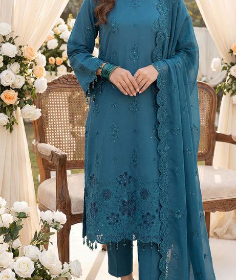 Sana & Sara Luxury Lawn'26 D#885