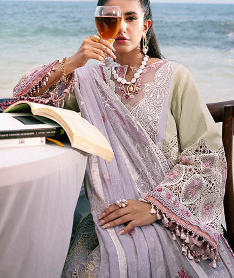 AJR Dastan Luxury Lawn`25 D#1 (WAVE)