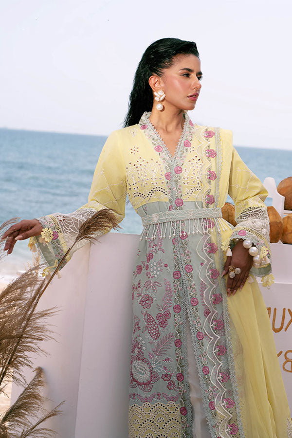 AJR Dastan Luxury Lawn`25 D#3 (AZURE)