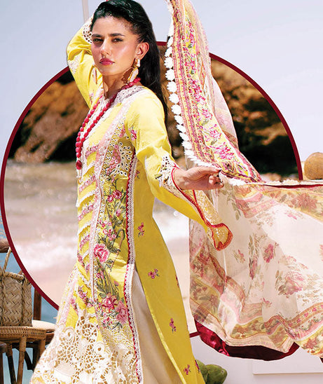 AJR Dastan Luxury Lawn`25 D#6 (SUNSET)