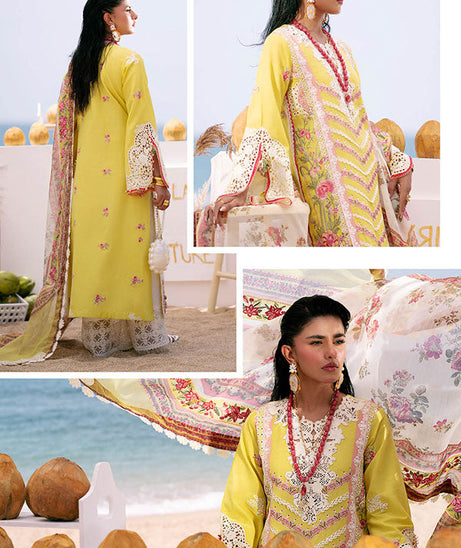 AJR Dastan Luxury Lawn`25 D#6 (SUNSET)