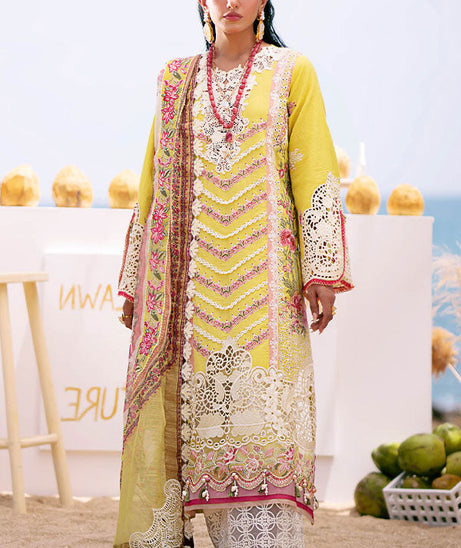 AJR Dastan Luxury Lawn`25 D#6 (SUNSET)