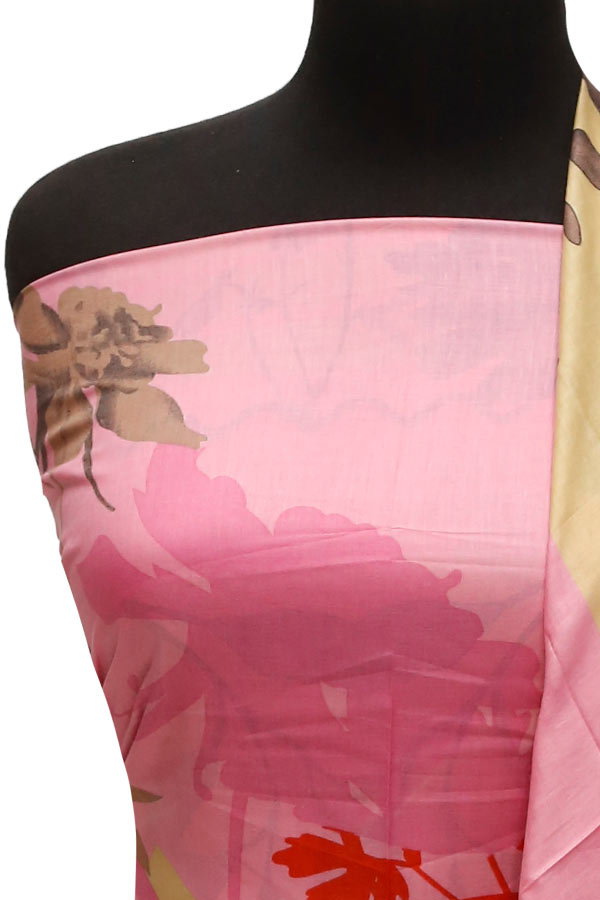 Al-Hamra Designer Lawn`22 D#411 Pink