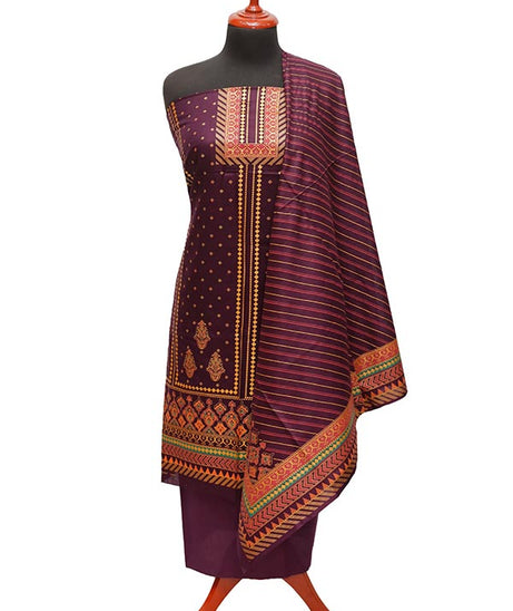Al-Hamra Designer Lawn`22 D#432 Purple