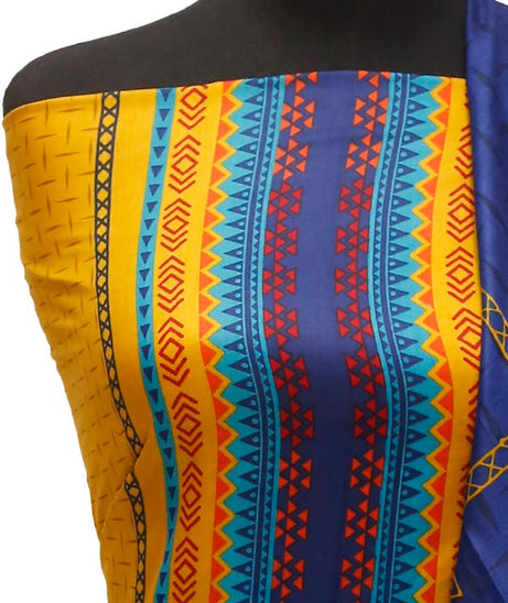 Al-Hamra Designer Lawn`22 D#437 Golden