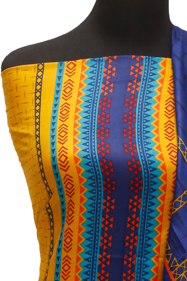 Al-Hamra Designer Lawn`22 D#437 Golden