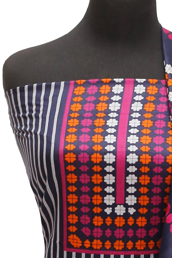 Al-Hamra Designer Lawn`22 D#440 N Blue