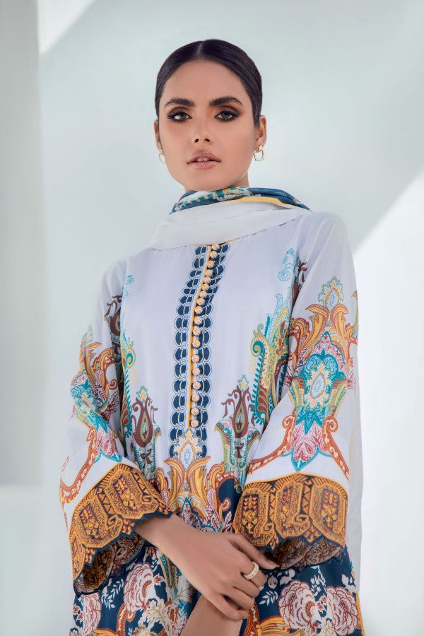 AL Karam S/S Lawn`21 SS#14 (Blue)