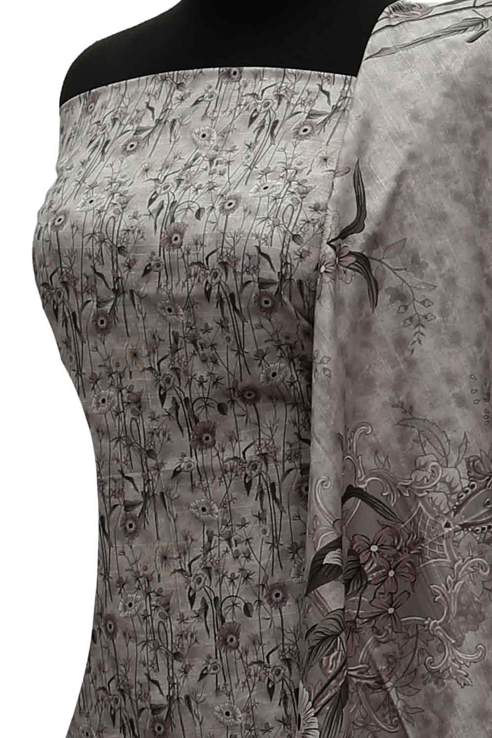 AL-Rauf Print Khaddar'21 D#20786 M Grey