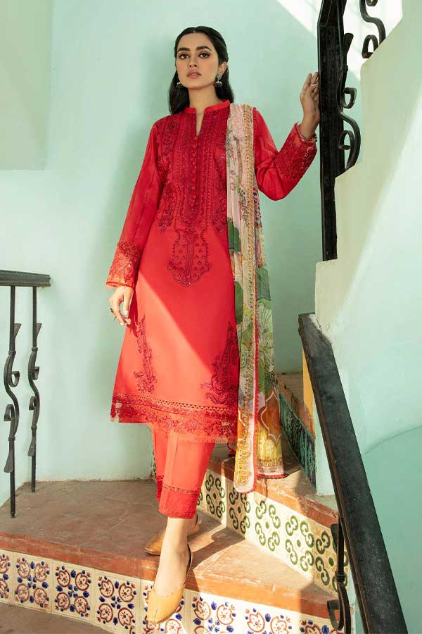 Aabyaan luxury lawn Collection'22 AL#10