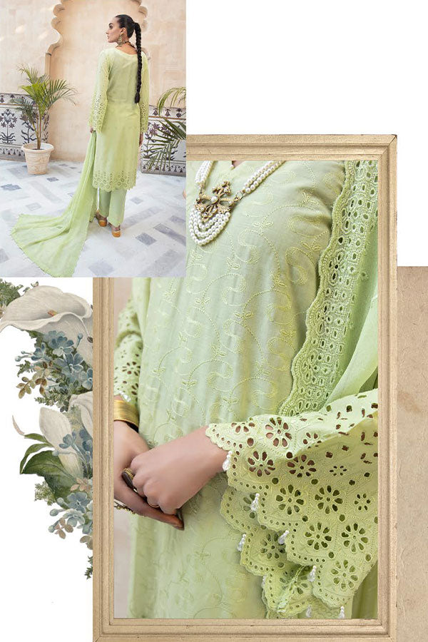 Aafreen C/Kari Emb Lawn`22 D#04 (Vol-1)