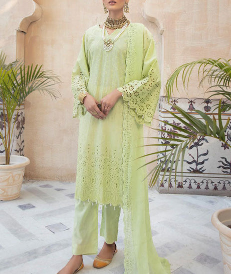 Aafreen C/Kari Emb Lawn`22 D#04 (Vol-1)