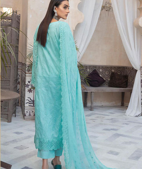 Aafreen C/Kari Emb Lawn`22 D#05 (Vol-1)