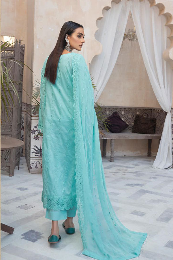 Aafreen C/Kari Emb Lawn`22 D#05 (Vol-1)
