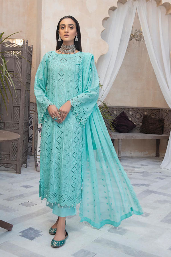 Aafreen C/Kari Emb Lawn`22 D#05 (Vol-1)