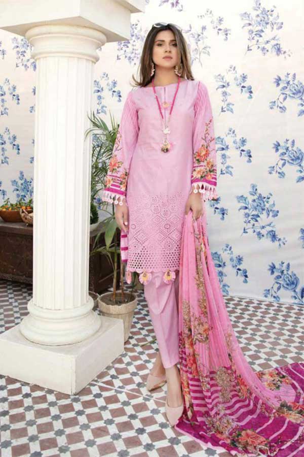 Aafreen C/Kari Emb Lawn`21 AF#27 (Vol-3)