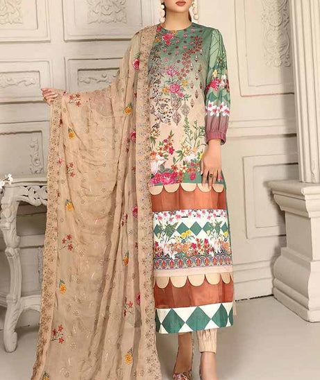 Aalaya Haniya D/Emb Lawn'22 Vol-1 D#10