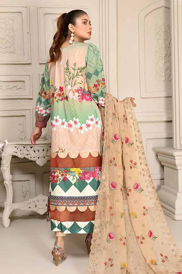Aalaya Haniya D/Emb Lawn'22 Vol-1 D#10