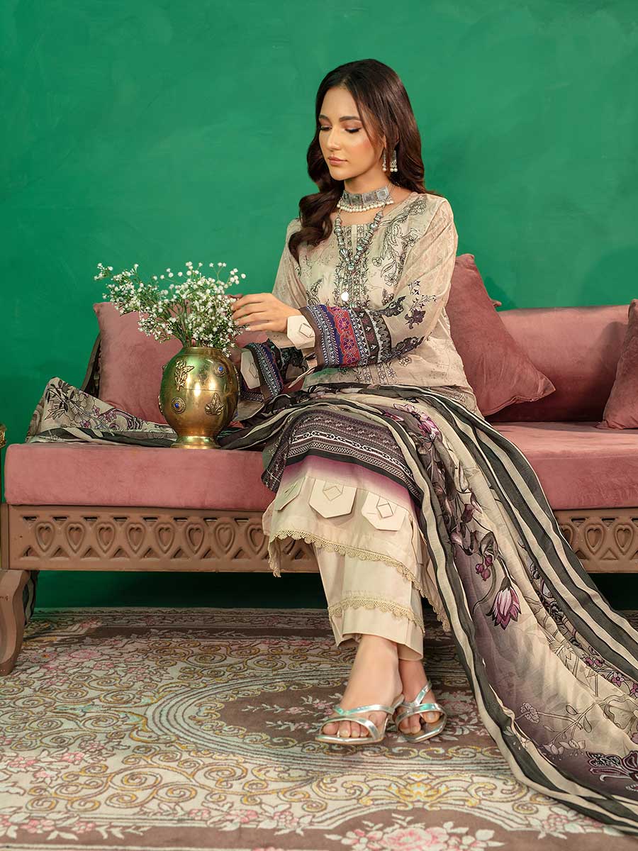 Aalaya Embellish Lawn'25 VOL-1 DES#08