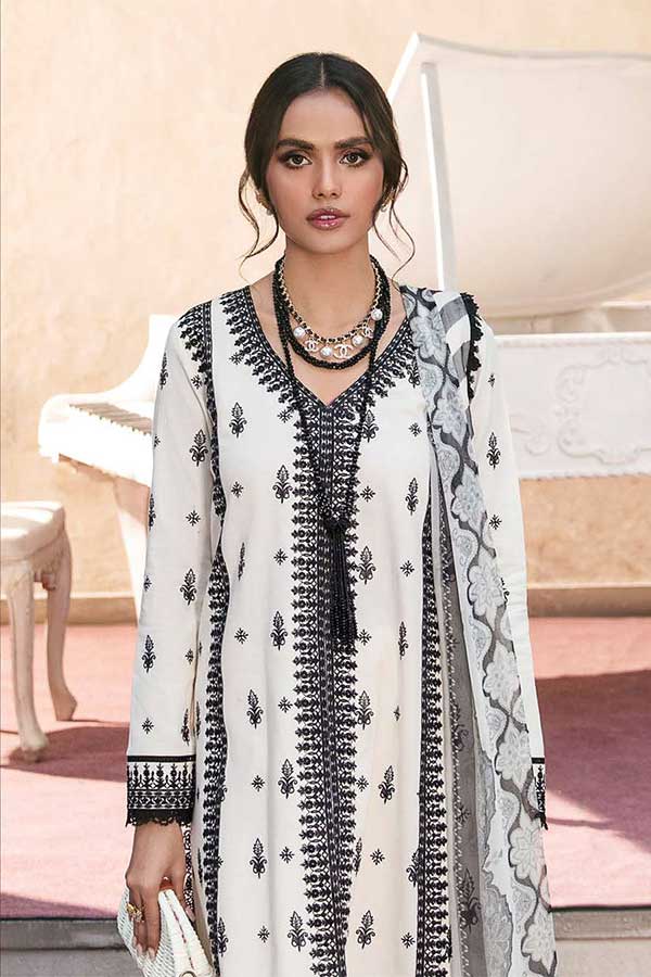 Afrozeh Lamhay Luxury Lawn'23 AL#01 MIRAGE