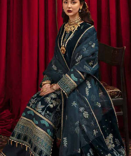 Afrozeh Naghma Luxury Velvet'21 D#3 (NOR-E-JAN)