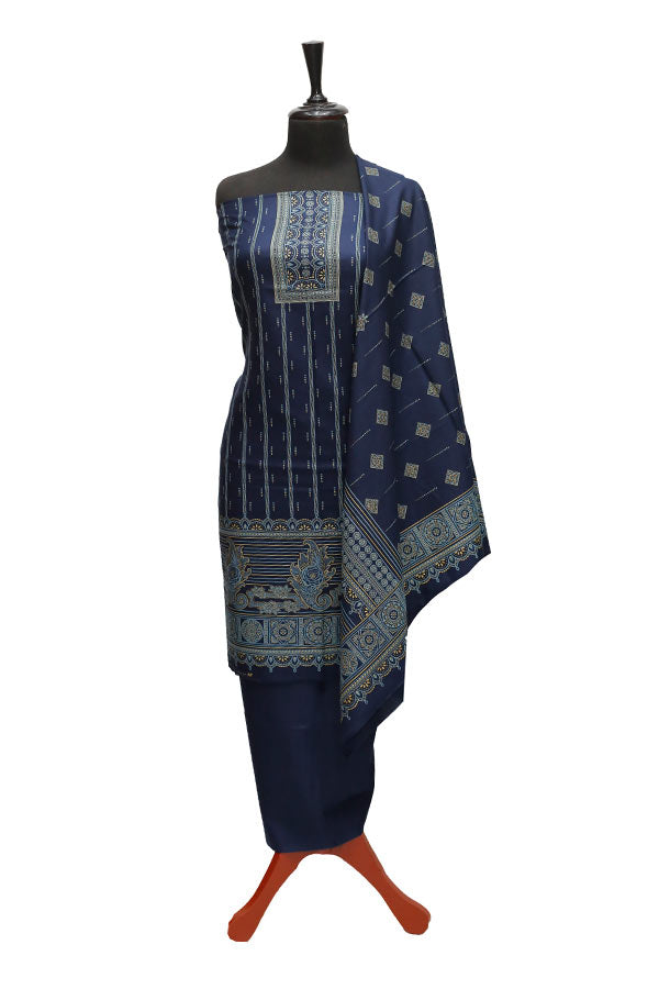 Ajwa D/Dhanak L/Suiting`21 D#733 (Blue)
