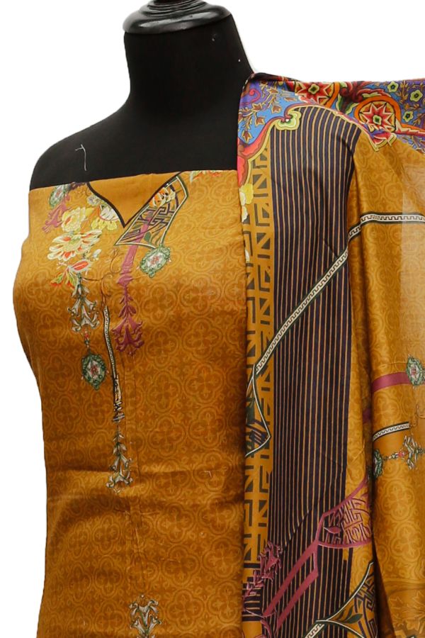 Ajwa D/Luxury Lawn`21 D#1019 (D-Brown)